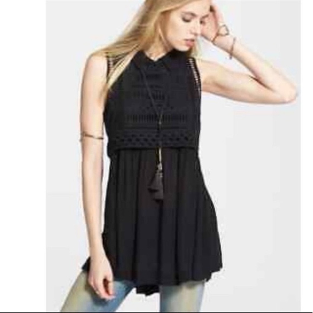 Free People twice as nice 2fer Blouse